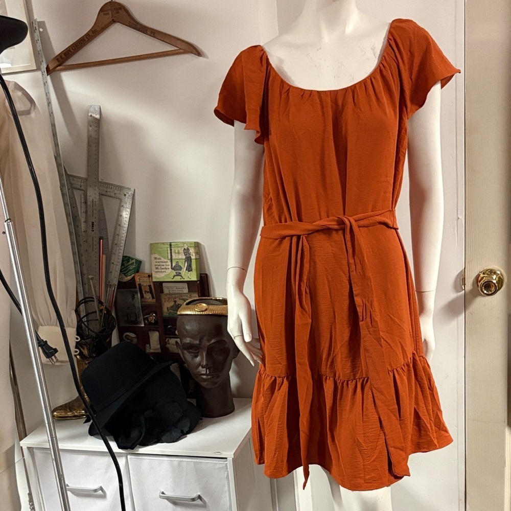 DKNY Orange Dress